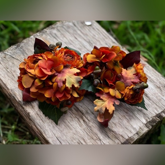 ⭐️ Set of 2 potted plant hydrangea/ranunculus. - Picture 2 of 11